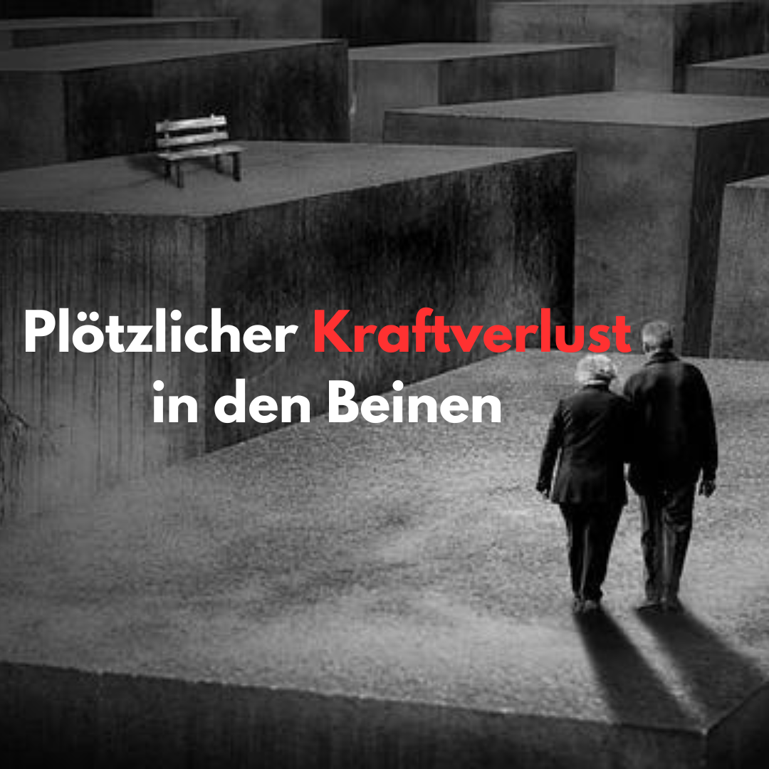Plötzlicher Kraftverlust in den Beinen - Ursachen und Symptome